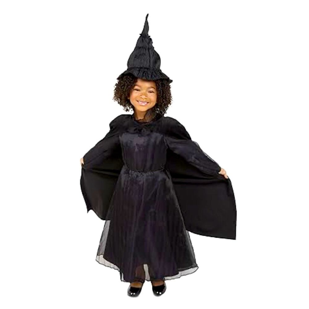 NWT Wicked Elphaba Dress Official
Costume Dress Hat Cape Black Purple size 4-6